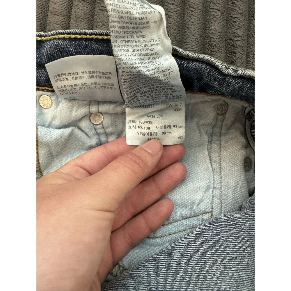Levis 541  Mens Medium Wash Jeans 36x34